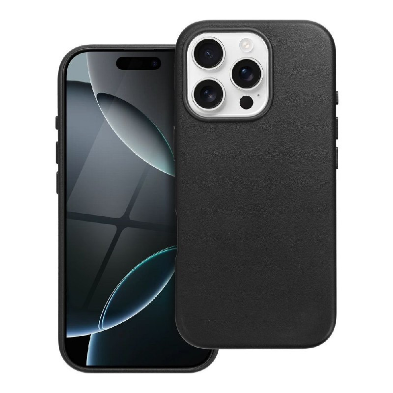 Case Leather Mag Cover (MagSafe) for iPhone 15 Plus black