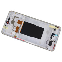 LCD screen Xiaomi 12T / 12T Pro with touch screen with frame Silver ORG