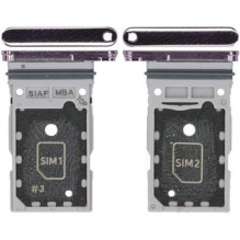 SIM card holder Samsung S911 / S916 S23 / S23 Plus Dual Lavender original (service pack)
