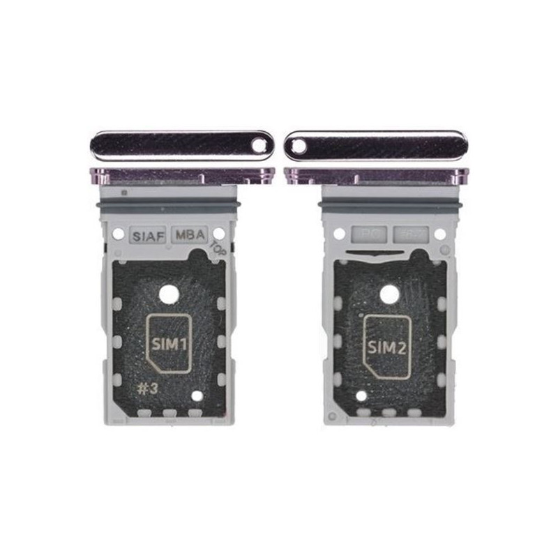 SIM card holder Samsung S911 / S916 S23 / S23 Plus Dual Lavender original (service pack)