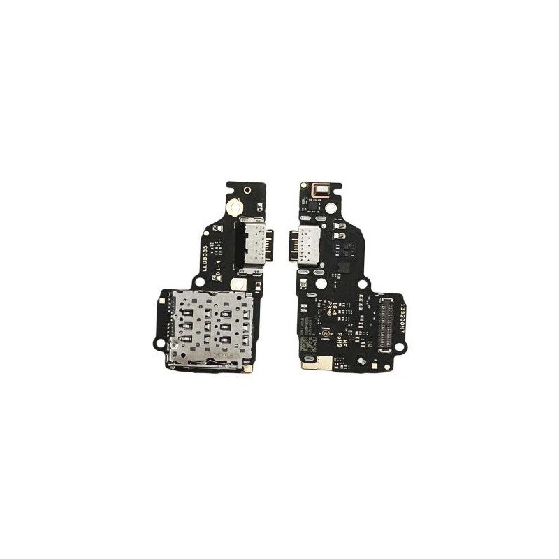 Flex Xiaomi Redmi Note 13 4G with charging connector and microphone, SIM card contact original (service pack)