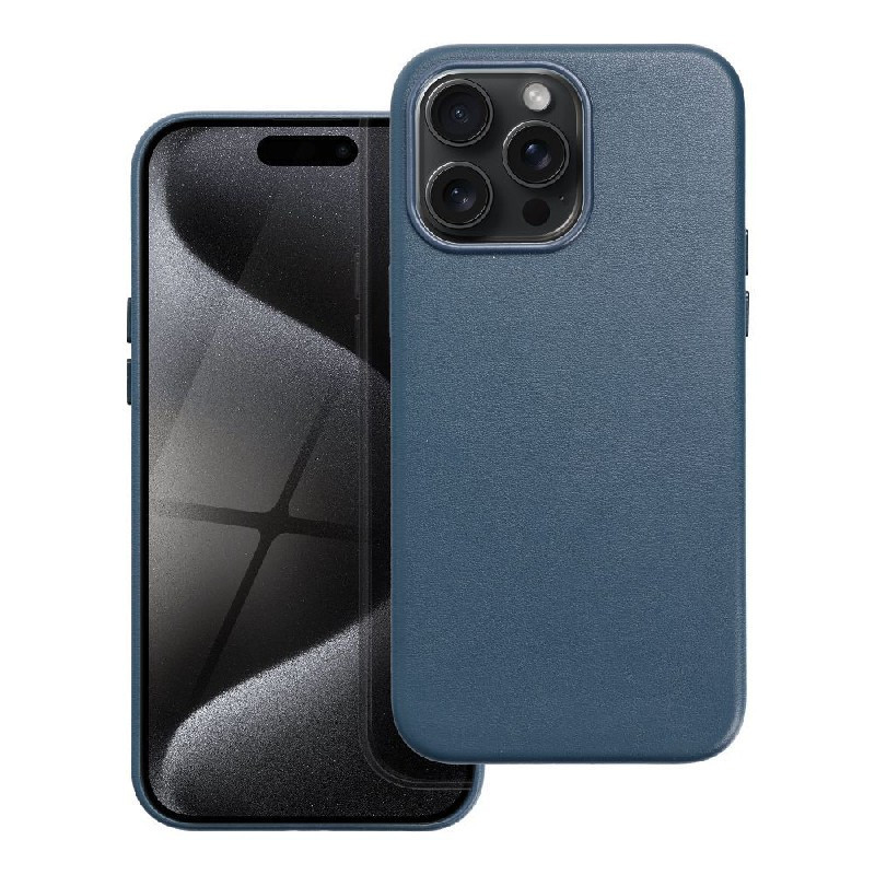 Case Leather Mag Cover (MagSafe) for iPhone 16 navy