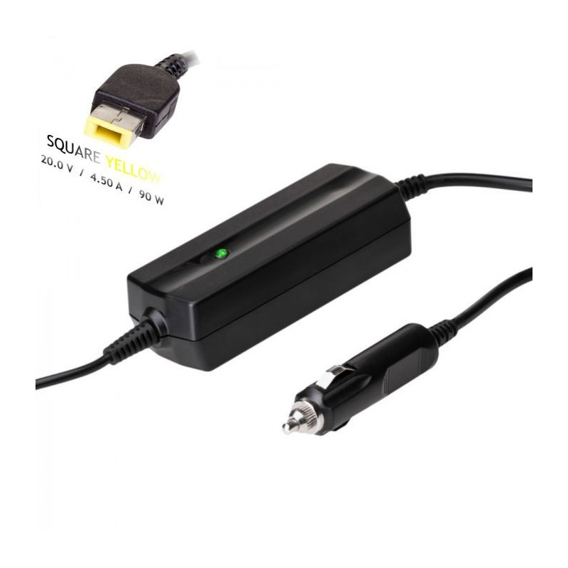 Car charger for laptop Akyga AK-ND-42 (20V / 4.5A 90W) Slim Tip LENOVO 1.2m