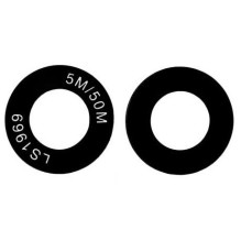Samsung A145 A14 4G / A146 A14 5G lens for camera Black (lens UltraWide) 1pcs (service pack)