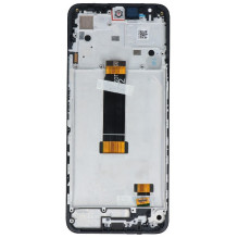Ekranas Xiaomi Redmi 12 4G / 12 5G / Poco M6 Pro 5G su lietimui jautriu stikliuku ir rėmeliu Graphite Grey originalus (s