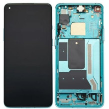 LCD screen OnePlus 8T with touch screen and frame Aquamarine Green original (used Grade B)