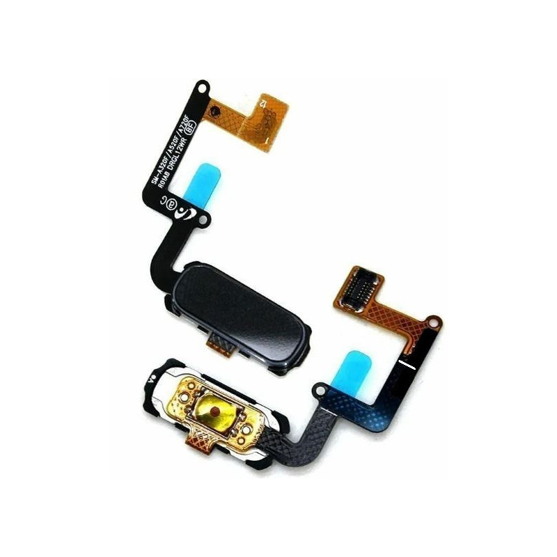 Lanksčioji jungtis Samsung A320F A3 2017 / A520F A5 2017 / A720F A7 2017 su juodu HOME mygtuku ORG