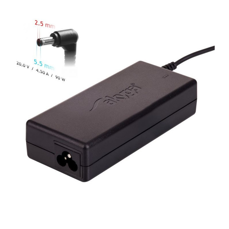 Charger for laptop Akyga AK-ND-71 (20V / 4.5A 90W 5.5 x 2.5mm) LENOVO 1.2m