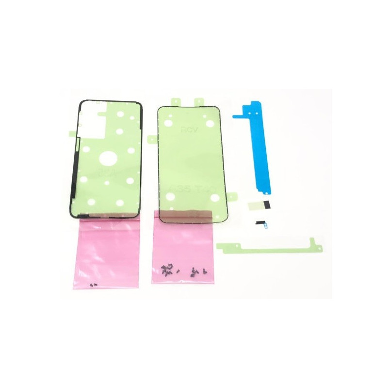 Lipdukų komplektas ekranui ir galiniam dangteliui Samsung A356 A35 5G originalus (service pack)