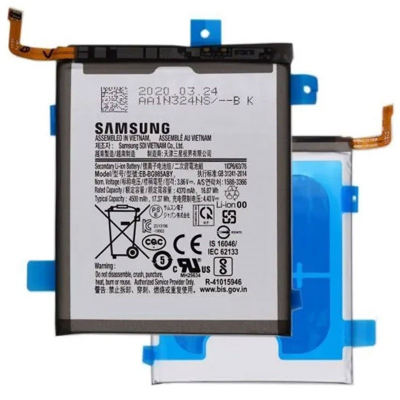 Akumuliatorius originalus Samsung G985F / G986F S20 Plus 4500mAh EB-BG985ABY