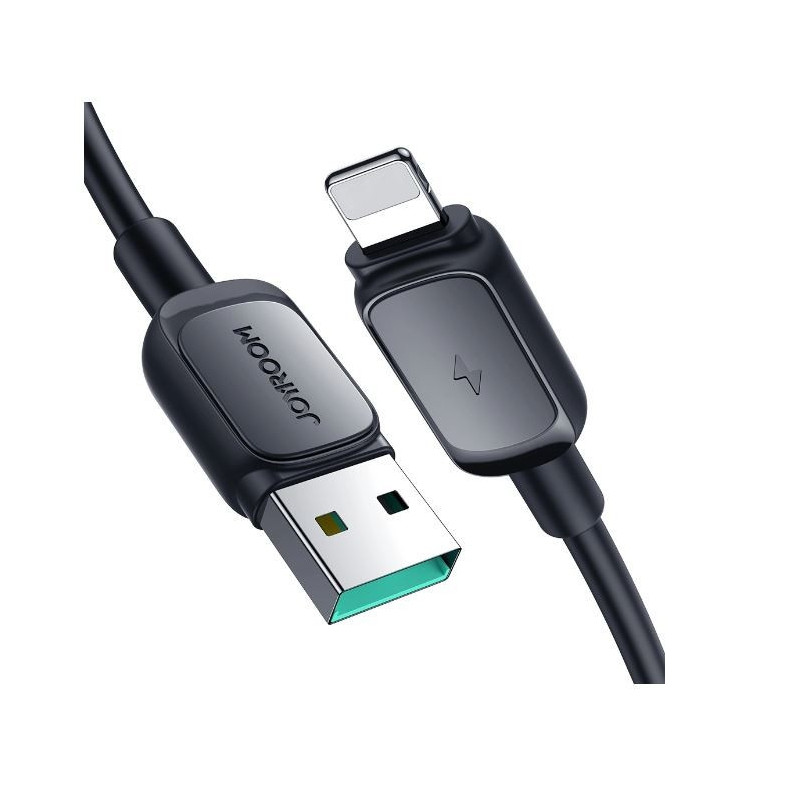 USB kabelis JOYROOM (S-A14) lightning (2.4A) 2m juodas