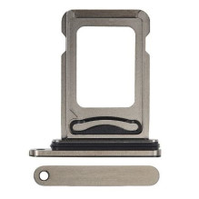 SIM kortelės laikiklis skirtas iPhone 15 Pro / 15 Pro Max Dual SIM Natural Titanium ORG