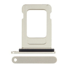 SIM card holder for iPhone 15 / 15 Plus Yellow Single SIM ORG