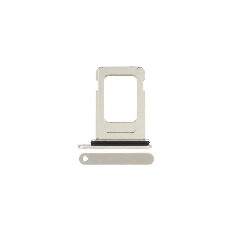 SIM card holder for iPhone 15 / 15 Plus Yellow Single SIM ORG