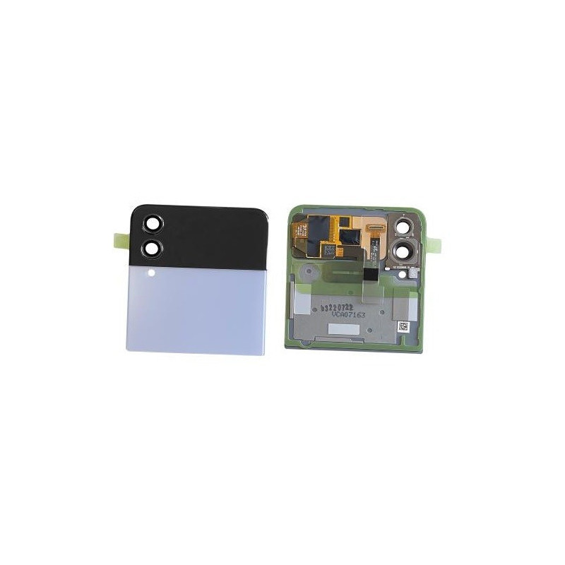 LCD screen Samsung F721 Z Flip4 5G with touch screen with frame (Outer) Blue original (used Grade C)