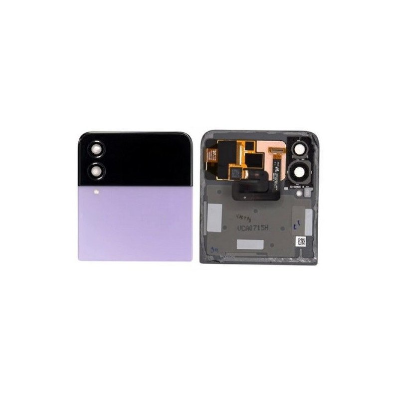 LCD screen Samsung F721 Z Flip4 5G with touch screen with frame (Outer) Bora Purple original (used Grade B)