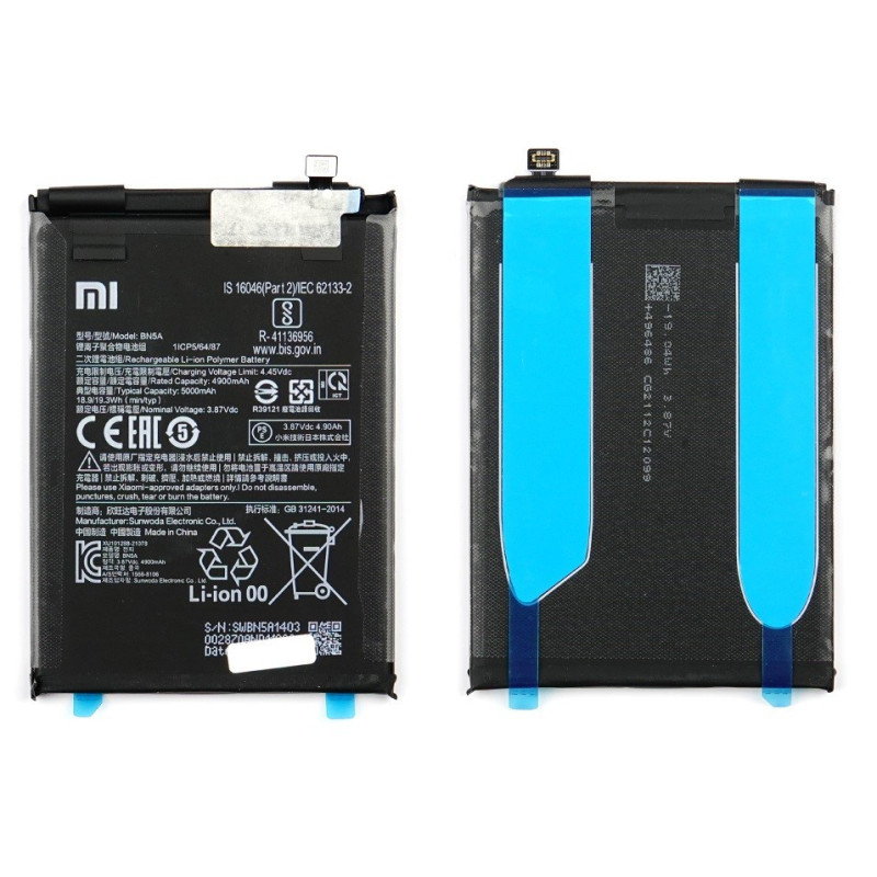 Battery original Xiaomi Redmi 10 / Redmi 10 2022 / Redmi Note 10 5G / Poco M3 Pro 5G 5000mAh BN5A (service pack)
