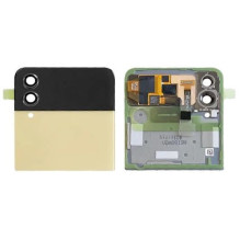 LCD screen Samsung F721 Z Flip4 5G with touch screen with frame (Outer) Pink Gold original (used Grade C)