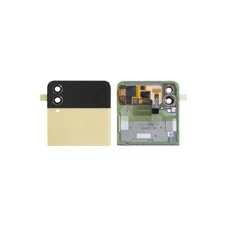 LCD screen Samsung F721 Z Flip4 5G with touch screen with frame (Outer) Pink Gold original (used Grade C)