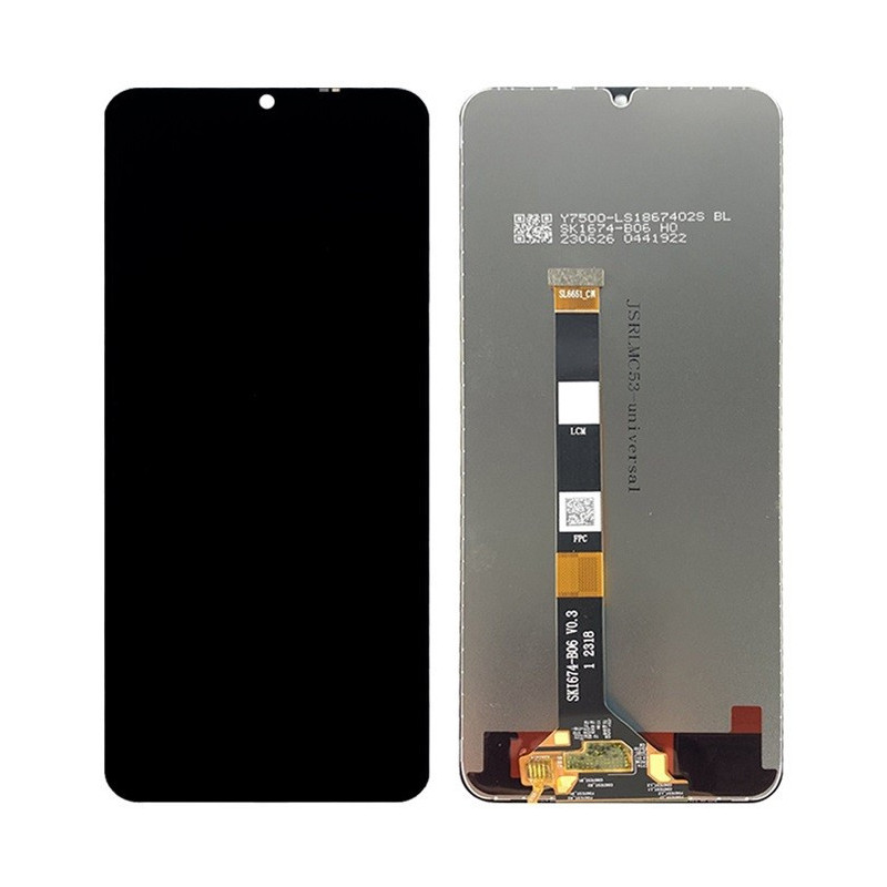 LCD screen Realme C51 / C53 / Narzo N53 / Note 50 / Note 60 with touch screen Black ORG