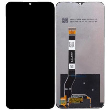 Ekranas Realme Narzo 50 5G / V23 4G / Oppo A97 5G su lietimui jautriu stikliuku Black ORG