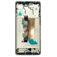 Ekranas Xiaomi Poco F5 5G su lietimui jautriu stikliuku ir rėmeliu Blue originalus (service pack)