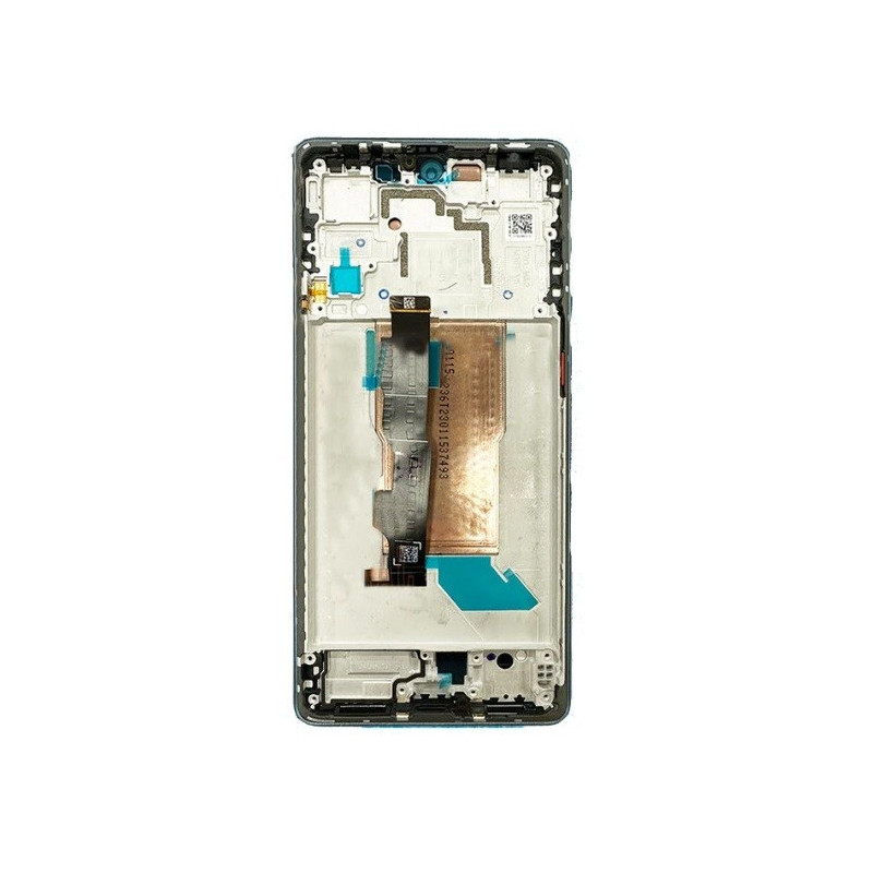 Ekranas Xiaomi Poco F5 5G su lietimui jautriu stikliuku ir rėmeliu Blue originalus (service pack)