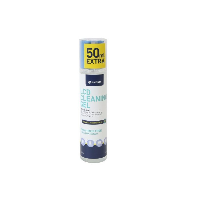 Cleaning kit PLATINET for LCD and T / S (gel 250 Ml + MICROFIBER 15x18cm)