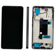 LCD screen Xiaomi Redmi Note 13 Pro 5G with touch screen with frame Midnight Black (compatible with Poco X6 5G) original