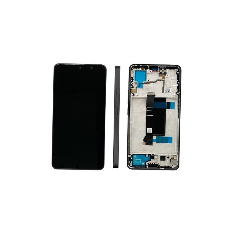 LCD screen Xiaomi Redmi Note 13 Pro 5G with touch screen with frame Midnight Black (compatible with Poco X6 5G) original