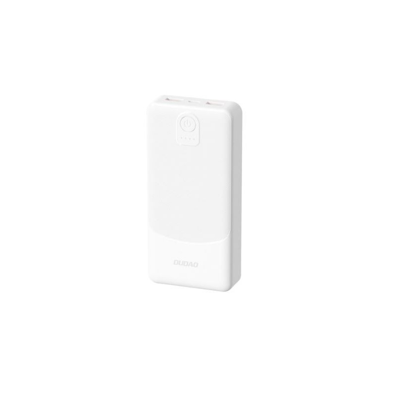 Išorinė baterija POWER BANK Dudao (K10) 10000mAh (2xUSB 2A) balta