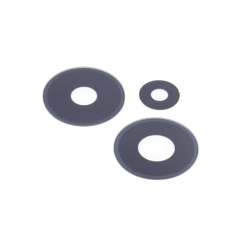 Xiaomi Poco M6 Pro 4G kameros stikliukas Black (only lens 3pcs) ORG