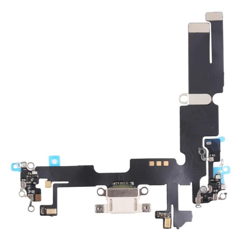 Lanksčioji jungtis skirta iPhone 14 Plus įkrovimo kontaktų, su mikrofonu Starlight ORG