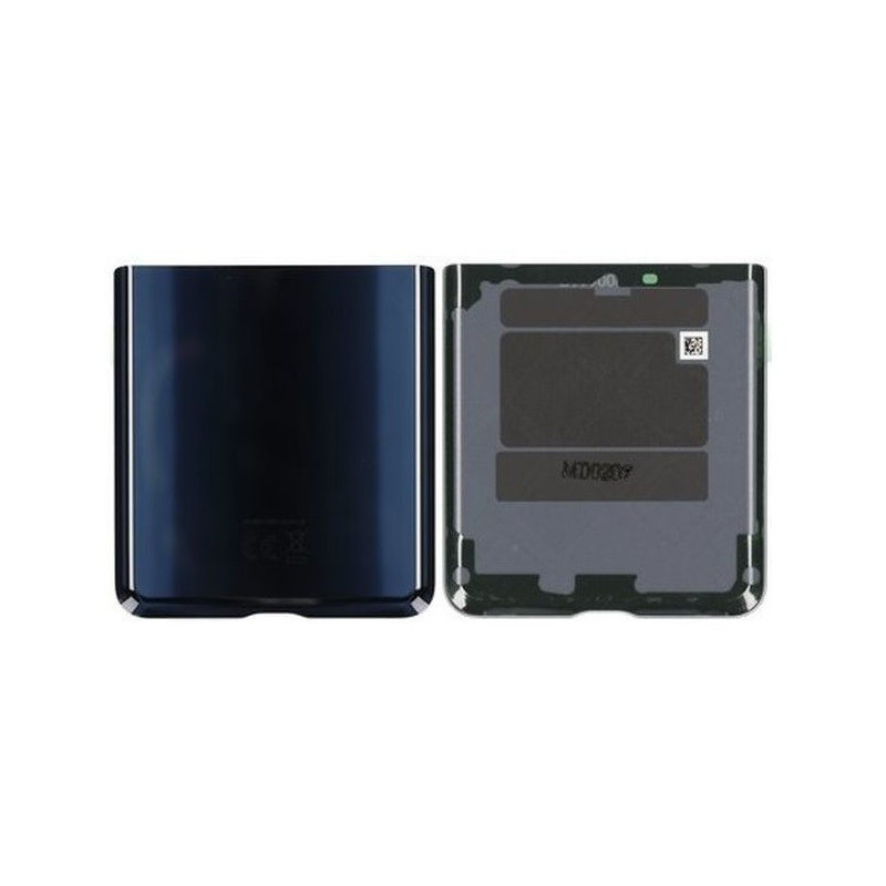 Back upper cover for Samsung Galaxy Z Flip F700 black original (service pack)