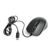 Mouse Omega OM441BC optical USB-C, black pearl