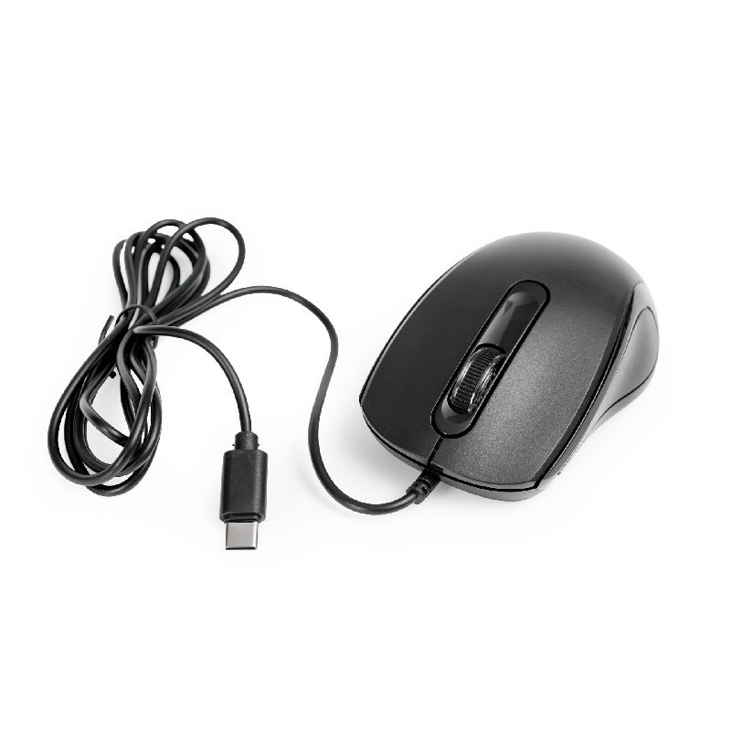 Mouse Omega OM441BC optical USB-C, black pearl