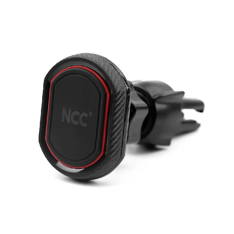 Automobilinis universalus telefono laikiklis NCC (CH11) tvirtinamas ant ventiliacijos grotelių, magnetinis, juodas