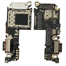 Flex Xiaomi 13 with charging connector and microphone, SIM card contact original (service pack)