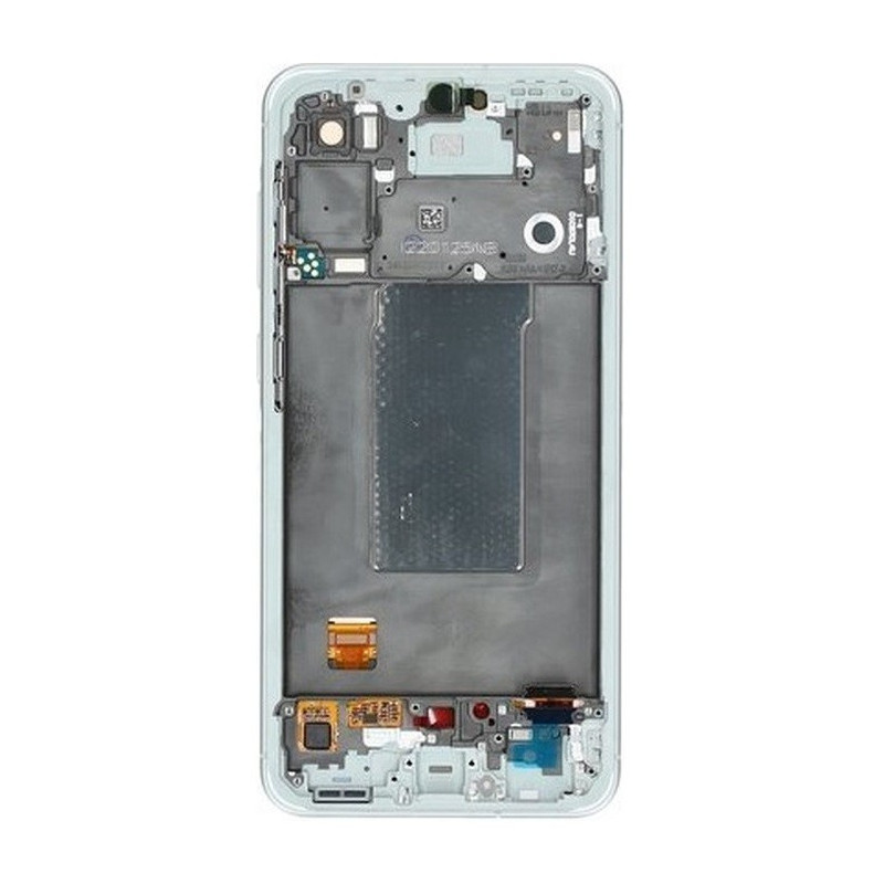 LCD screen Samsung A566 A56 5G with touch screen and frame Awesome Lightgrey original (assembled service pack)