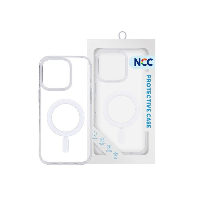 Case NCC Clear Mag Cover (MagSafe) for iPhone 14 Plus transparent