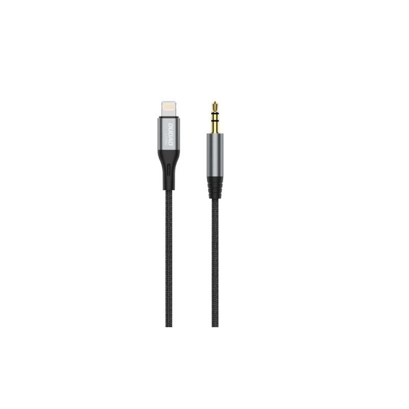 Audio adapteris Dudao (L11 Pro) iš "lightning" į 3,5mm pilkas