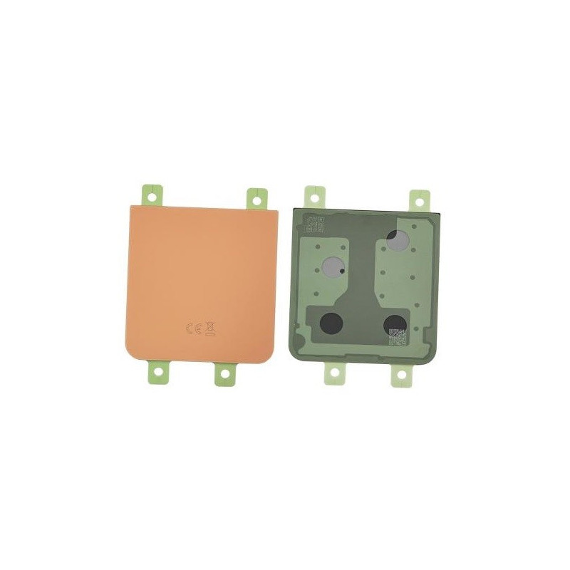 Galinis apatinis dangtelis Samsung F741 Z Flip 6 Peach originalus (used Grade A)