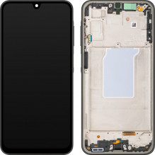 LCD screen Samsung A266 A26 5G with touch screen and frame Black OLED (real size)