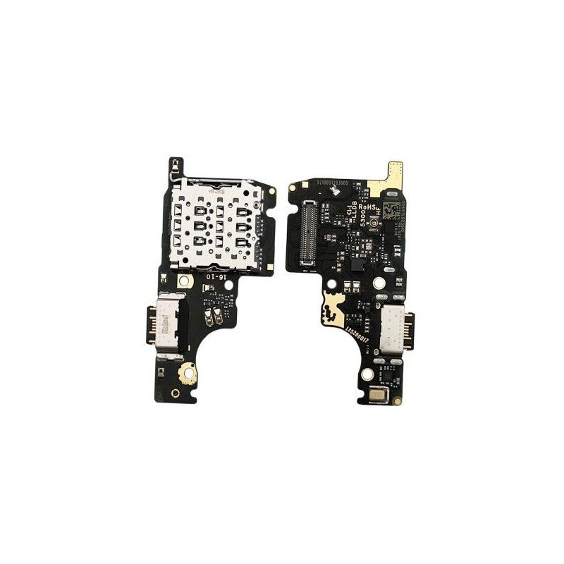 Flex Xiaomi Redmi Note 14 5G / Poco M7 Pro 5G with charging connector and microphone, SIM card contact original (service