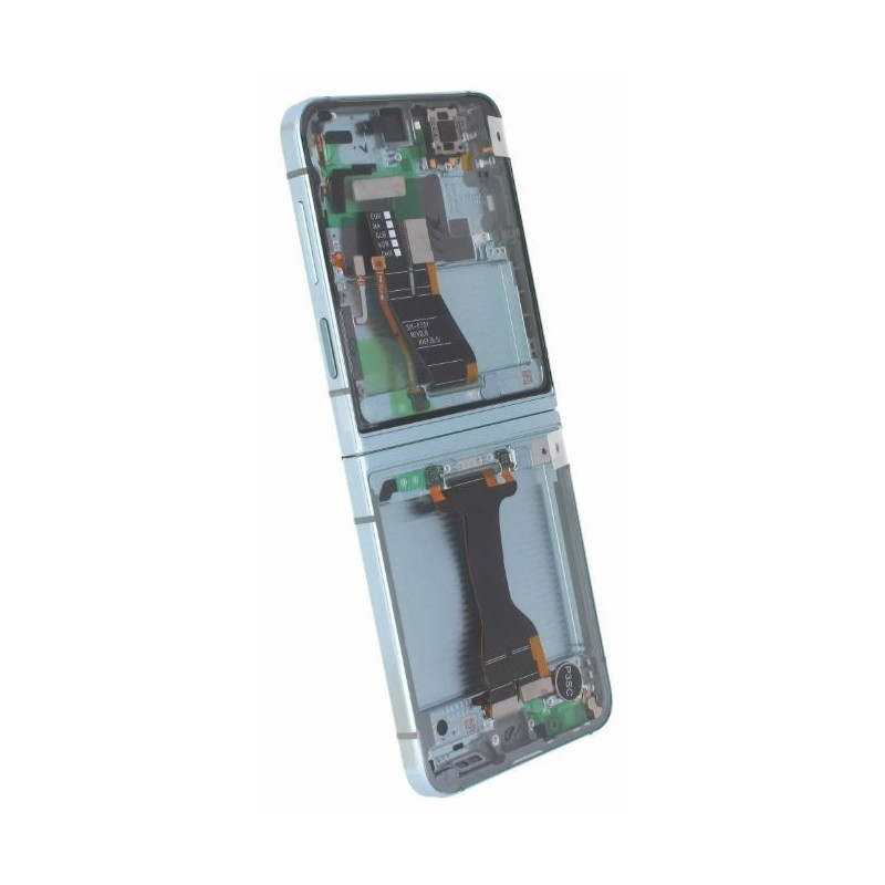 Middle housing Samsung F731 Z Flip5 5G Mint / Green originalus (used Grade B)