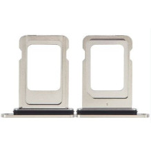 SIM card holder for iPhone 15 Pro / 15 Pro Max Natural Titanium original (used Grade A)