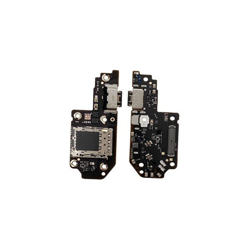 Flex Xiaomi Poco X4 GT 5G with charging connector and microphone, SIM card contact original (service pack)