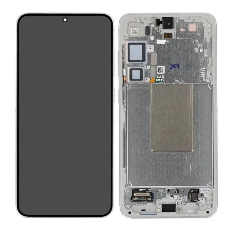 LCD screen Samsung S926 S24 Plus with touch screen and frame Marble Grey original (assembled service pack)