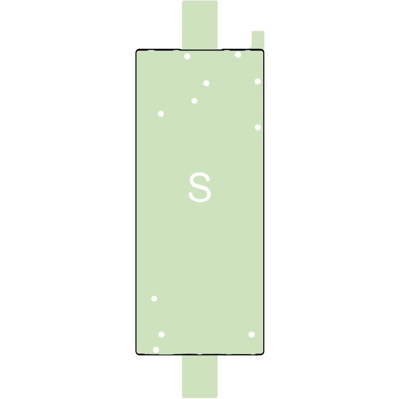Lipdukas ekranui Samsung F956 Z Fold6 5G originalus (service pack)