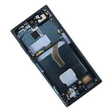 Middle housing Samsung S908 S22 Ultra Green original (used Grade B)